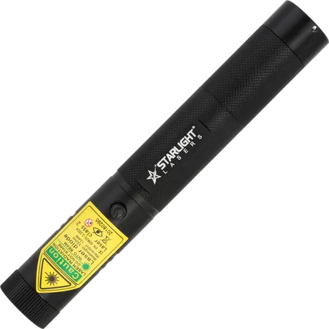 G3 Pro rechargeable green laser pointer in aluminium with 18650 battery, charger and safety keys
