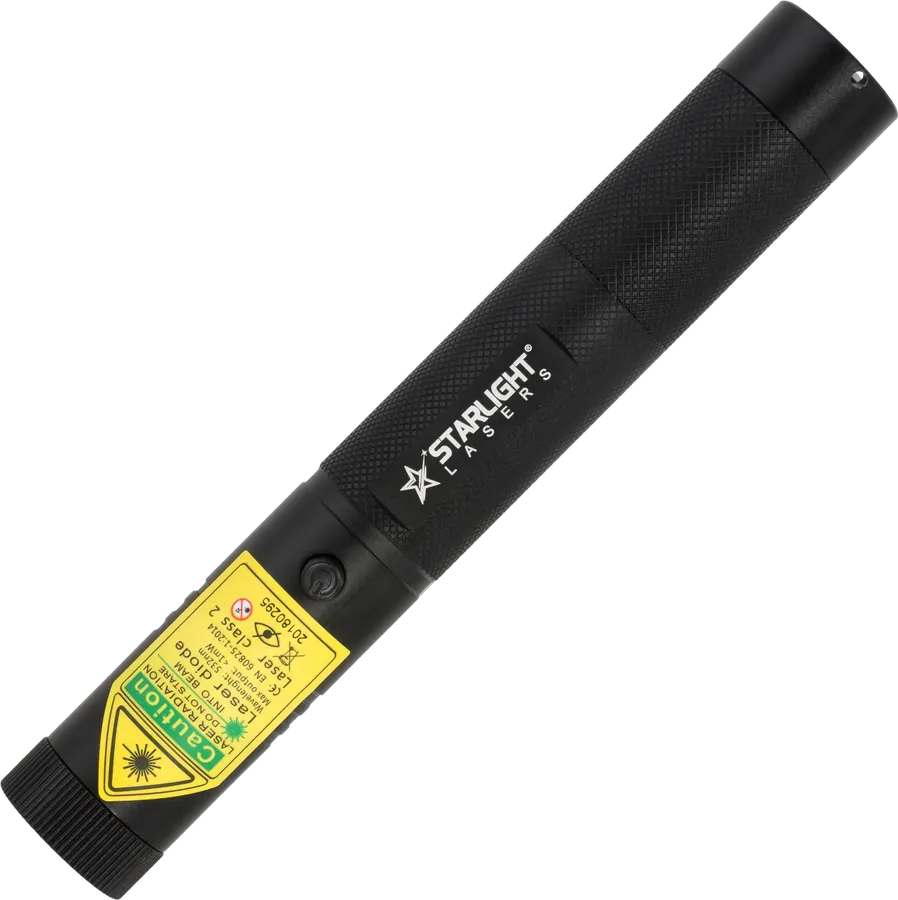 G3 Pro rechargeable green laser pointer in aluminium with 18650 battery, charger and safety keys