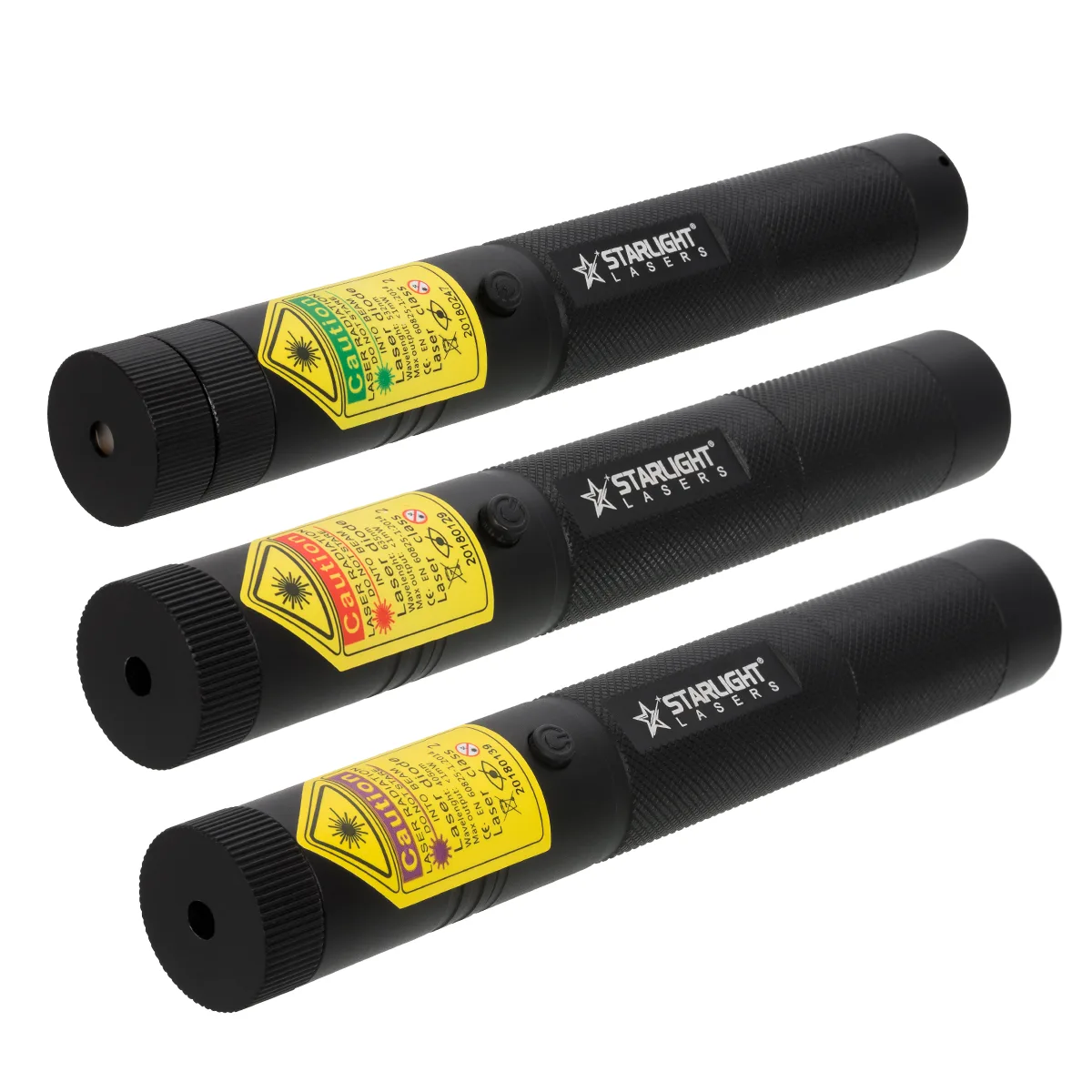 Pro laser pointer set with G1 Pro green, R1 Pro red and V1 Pro violet lasers