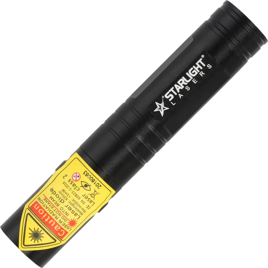 R2 Pro compact rechargeable red laser pointer with 16340 battery and charger