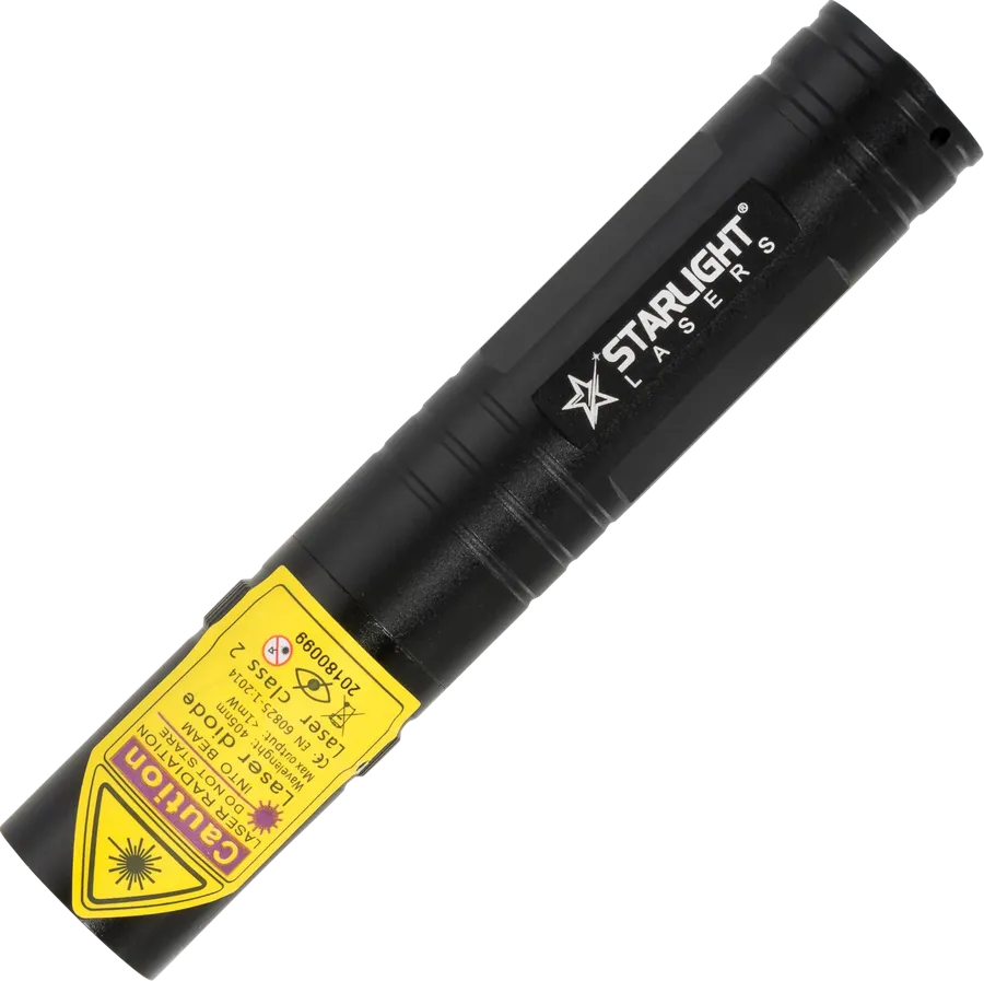 V2 Pro compact violet laser pointer 405 nm with 16340 battery and charger